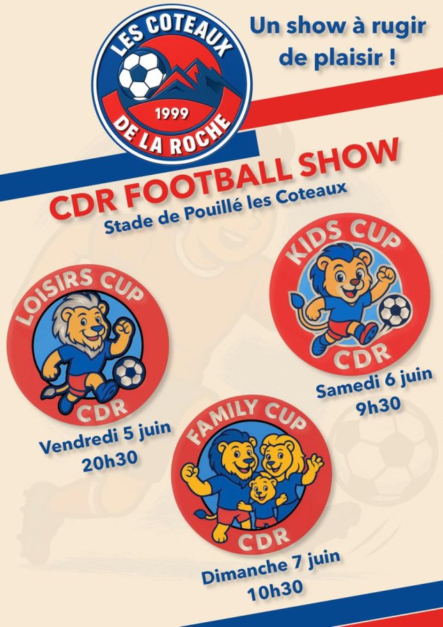 LE CDR FOOTBALL SHOW ARRIVE !!🦁🔵🔴